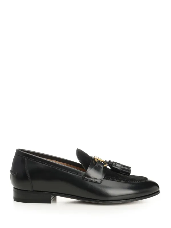 Vlogo Loafer Loafers Black sold by Wanan Luxury