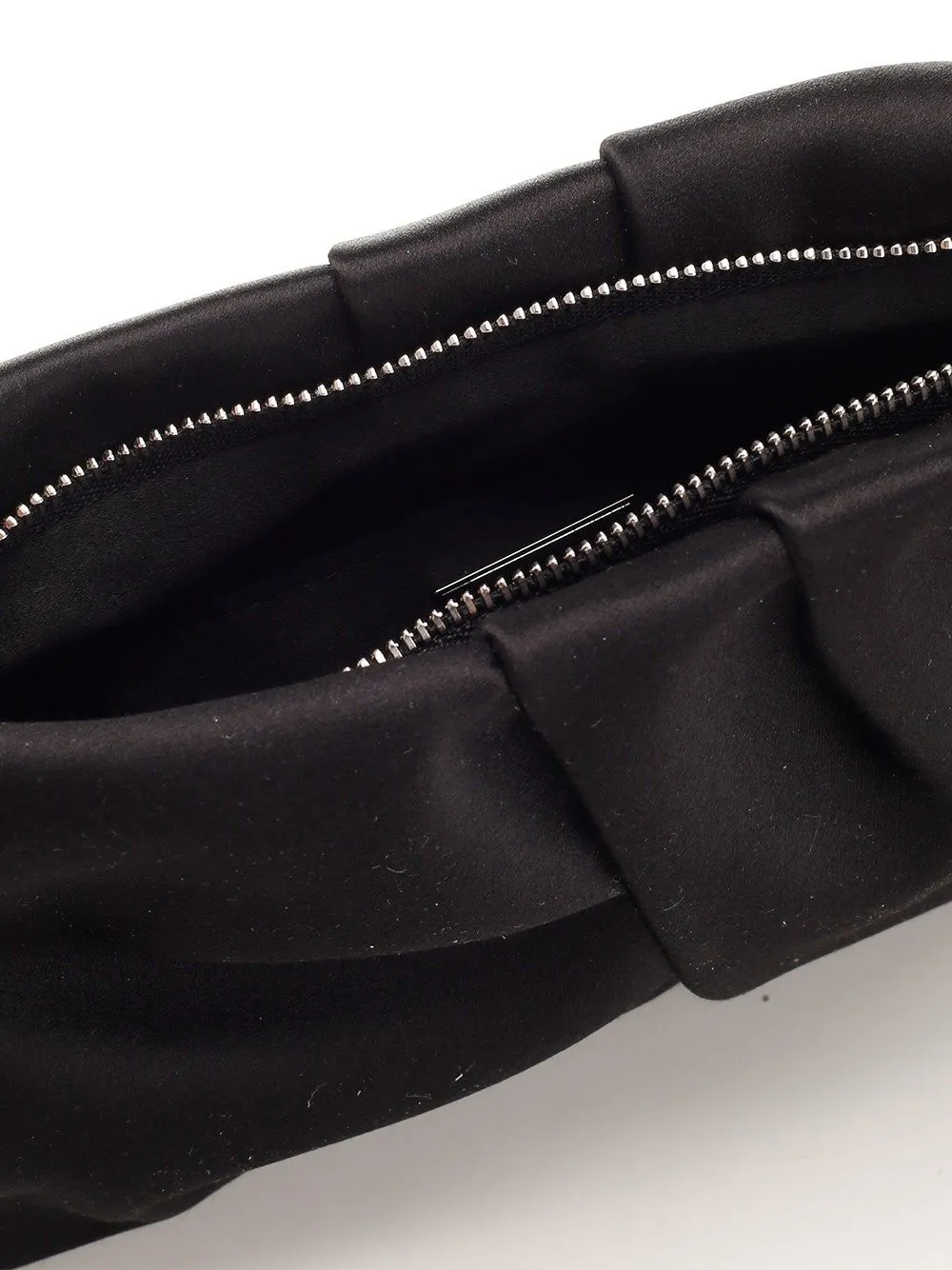 Black Satin Clutch Clutches Black sold by Wanan Luxury product image thumbnail 4