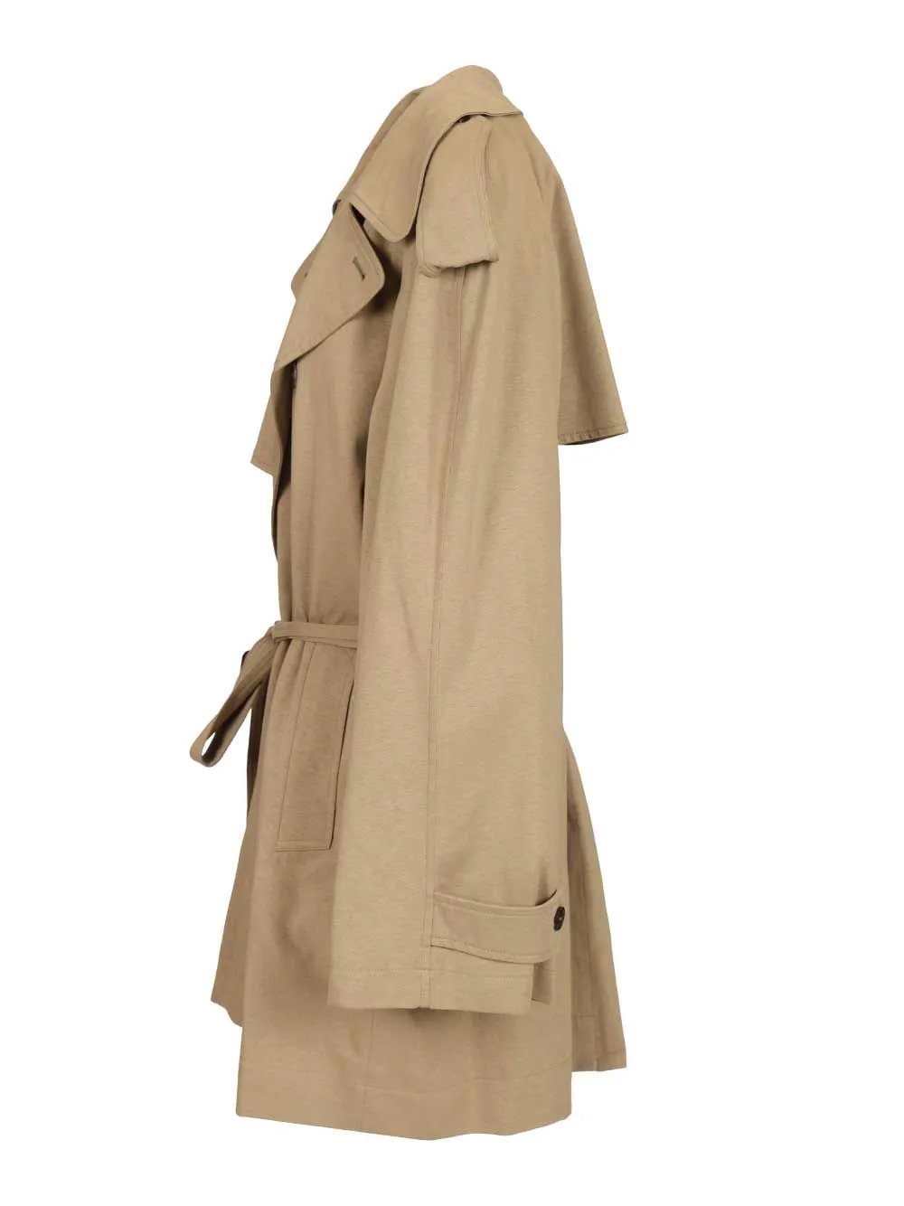 Cropped Trench Coat Coats Beige sold by Wanan Luxury product image thumbnail 4