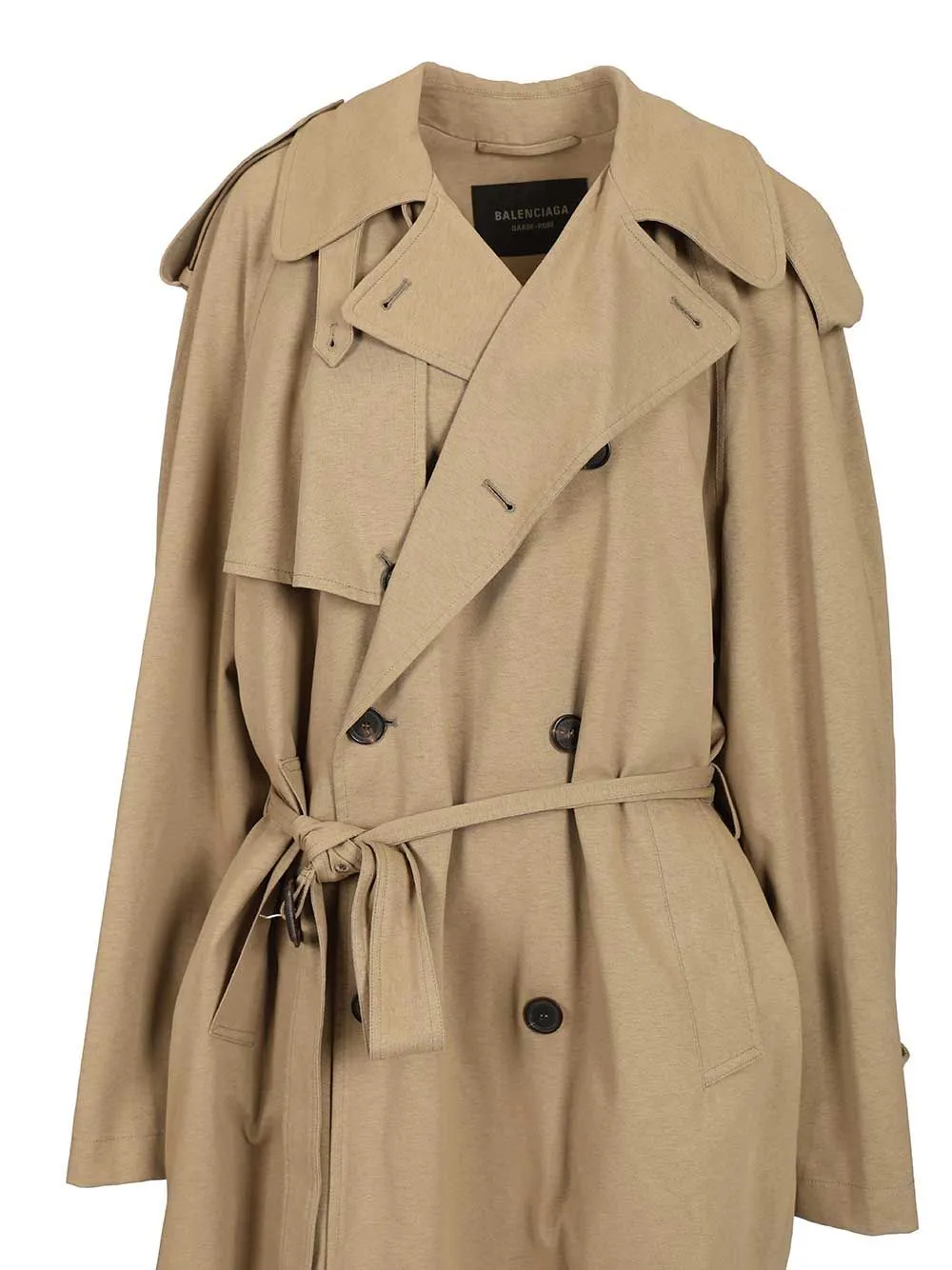 Cropped Trench Coat Coats Beige sold by Wanan Luxury product image thumbnail 5