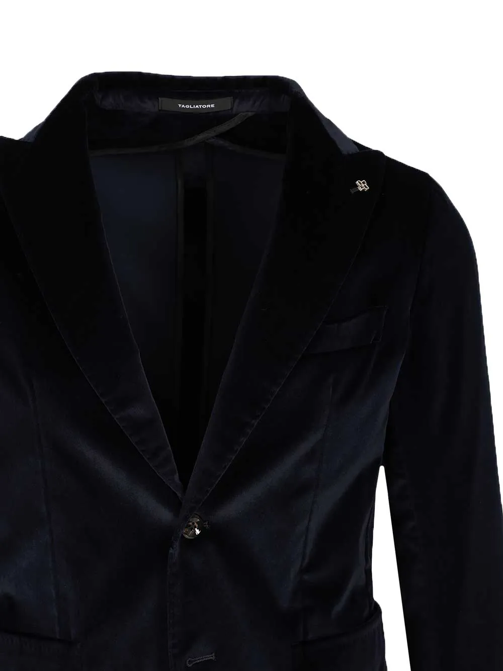 Smooth Velvet Jacket Jackets Blue sold by Wanan Luxury product image thumbnail 4