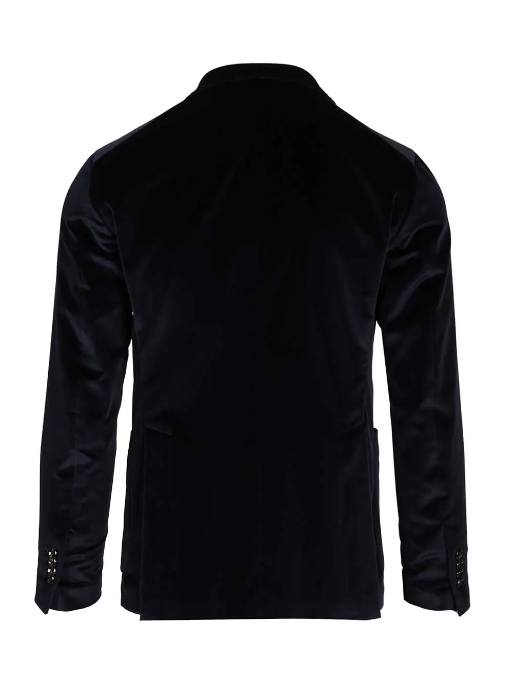 Smooth Velvet Jacket Jackets Blue sold by Wanan Luxury product image thumbnail 2