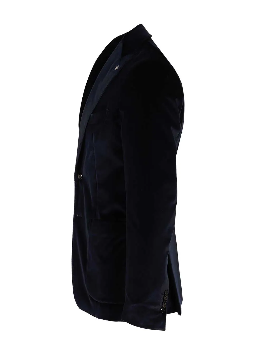 Smooth Velvet Jacket Jackets Blue sold by Wanan Luxury product image thumbnail 3