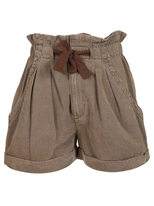 Nirma Shorts Trousers Brown sold by Wanan Luxury