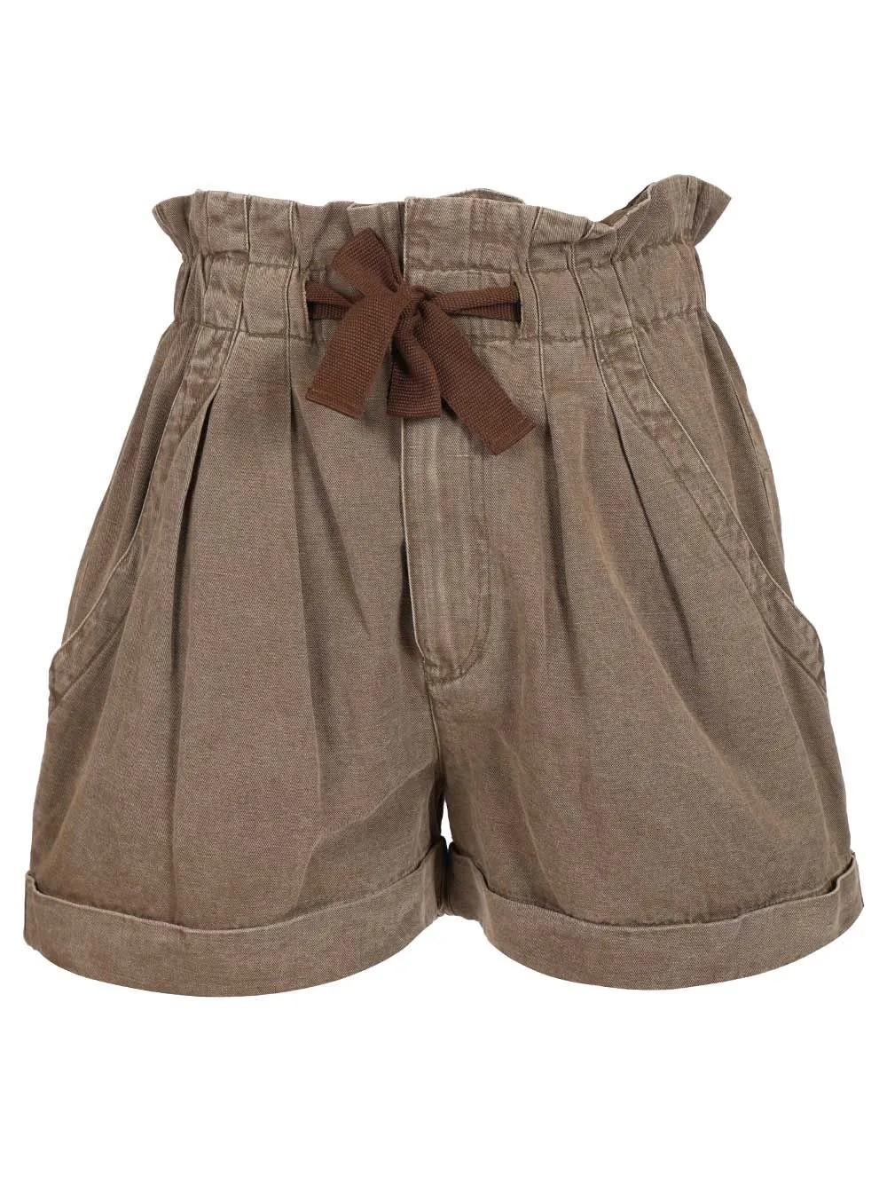 Nirma Shorts Trousers Brown sold by Wanan Luxury