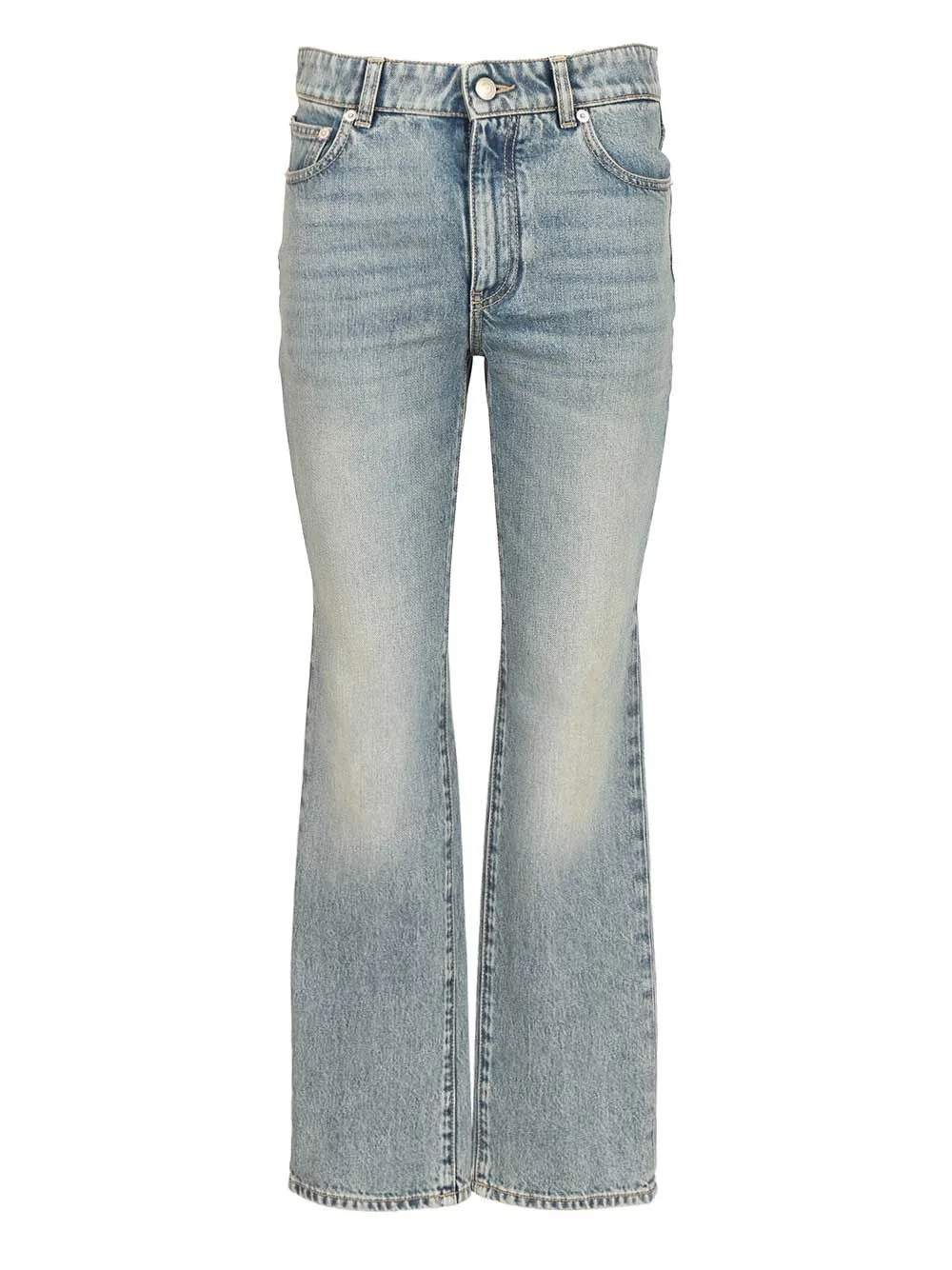 Straight-Leg Jeans Blue sold by Wanan Luxury