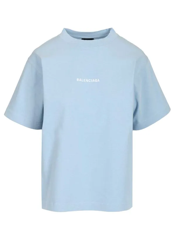 Balenciaga Back T-Shirt Blue sold by Wanan Luxury