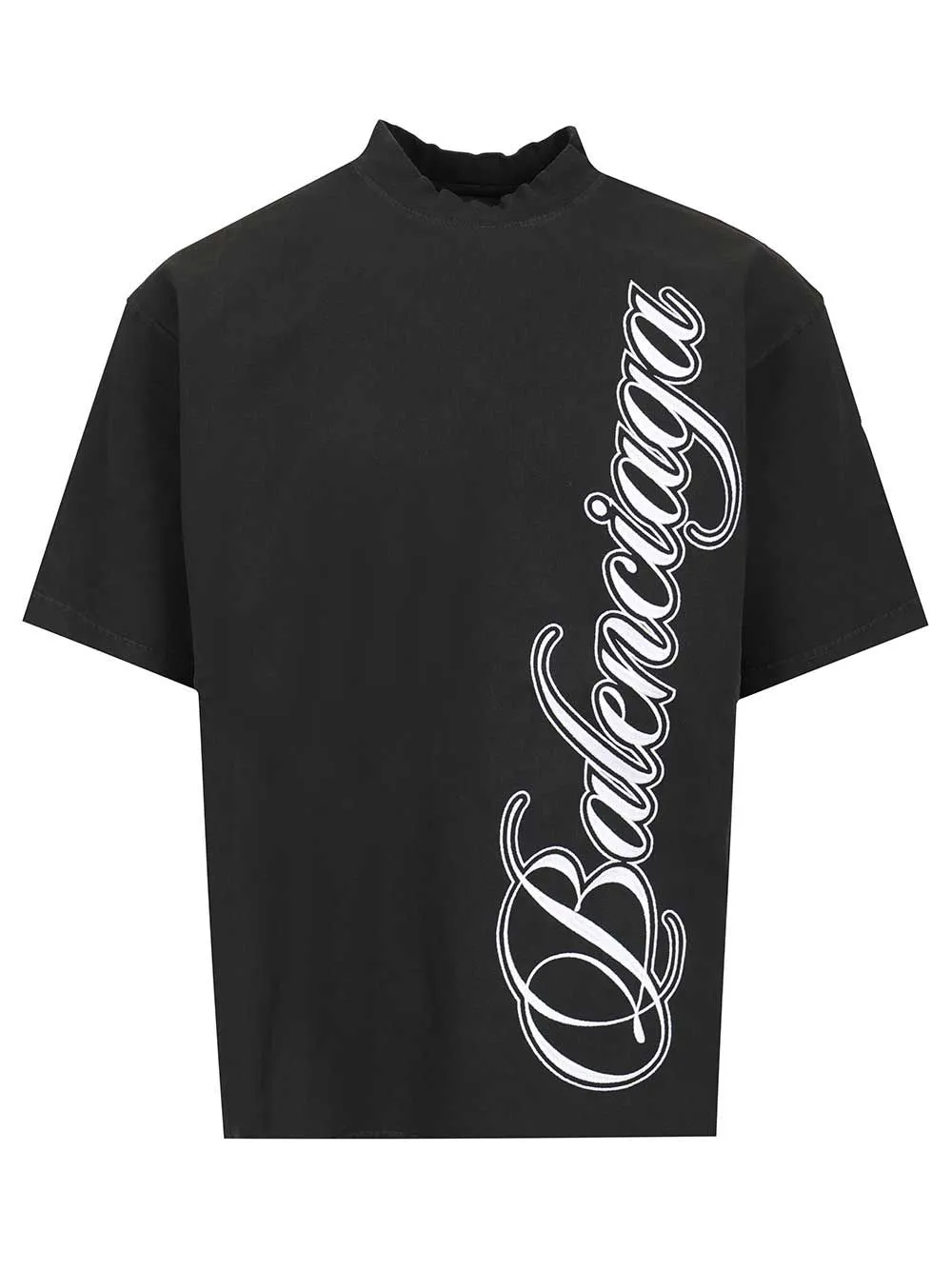 Cursive T-Shirt Black sold by Wanan Luxury