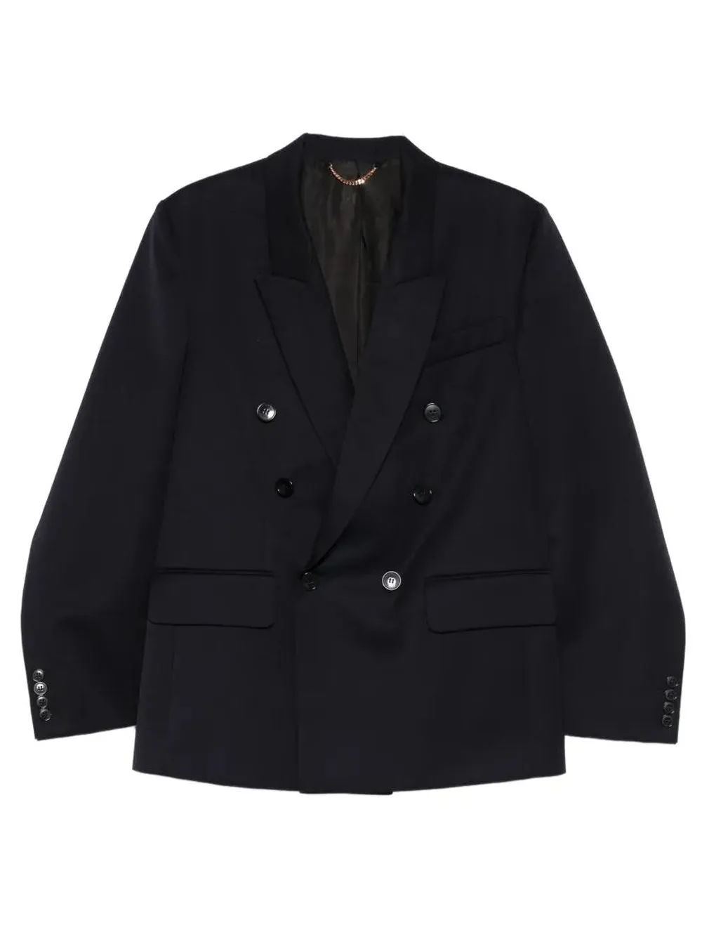 Double-Breasted Wool Tailored Jacket sold by Wanan Luxury