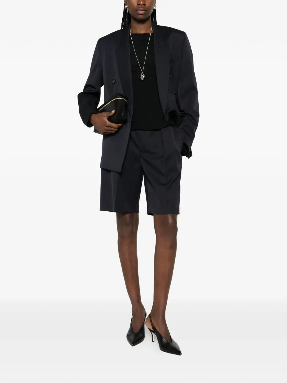 Double-Breasted Wool Tailored Jacket sold by Wanan Luxury product image thumbnail 5