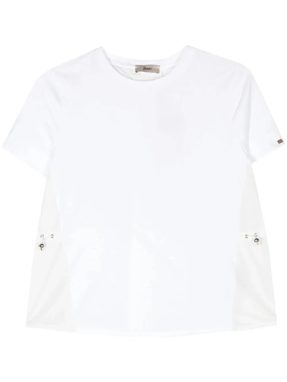 Cotton Jersey And New Techno Taffeta T-Shirt sold by Wanan Luxury