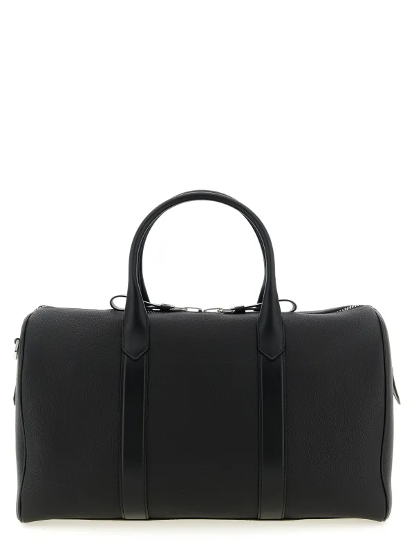 Medium Leather Duffel Bag Home & Lifestyle Black made by Tom Ford