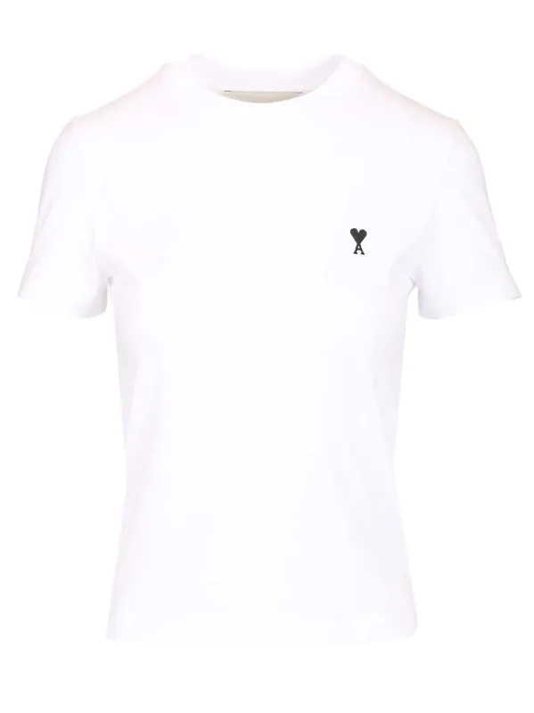 Ami De Coeur Crew Neck T-Shirt White sold by Wanan Luxury