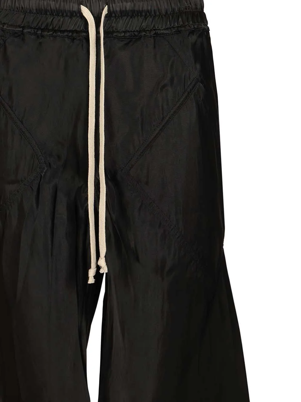 Wide Leg With A Glossy Finish Trousers Black sold by Wanan Luxury product image thumbnail 4