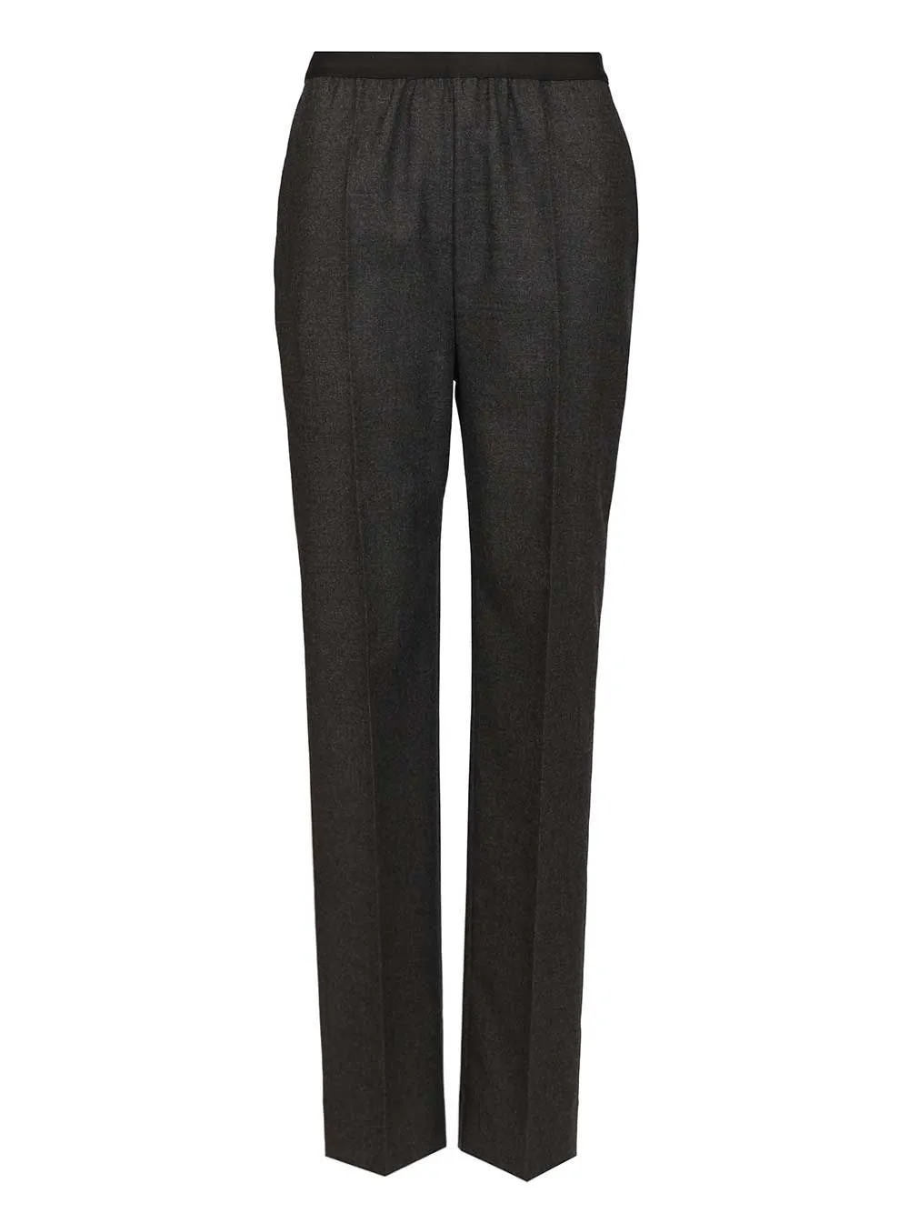 Straight Wool Trousers Grey sold by Wanan Luxury