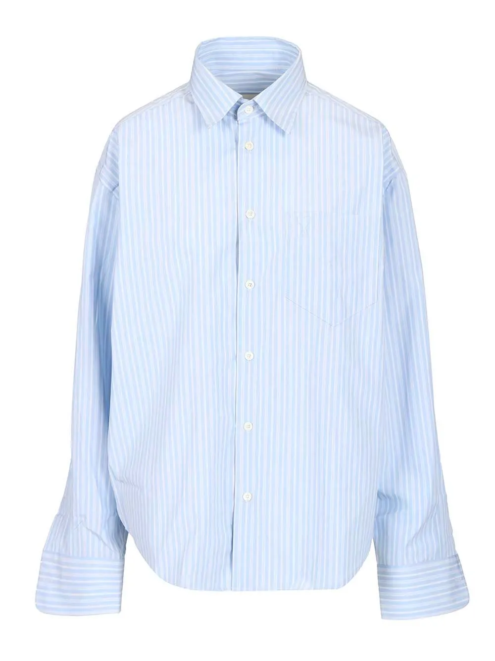 Boxy Shirt Shirts Light Blue sold by Wanan Luxury