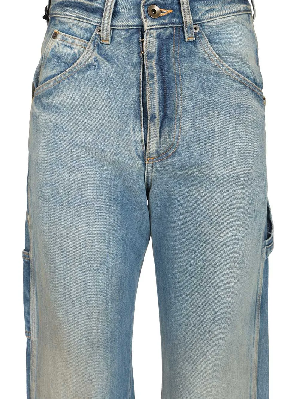 Straight Leg Jeans Blue sold by Wanan Luxury product image thumbnail 3