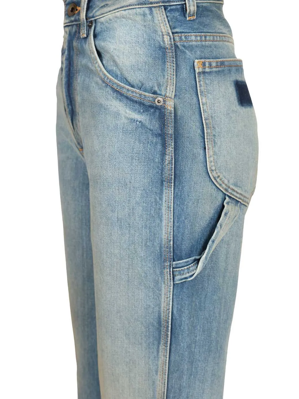 Straight Leg Jeans Blue sold by Wanan Luxury product image thumbnail 4