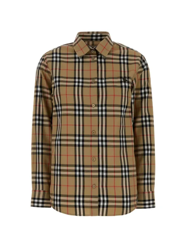 Check Cotton Shirt sold by Wanan Luxury