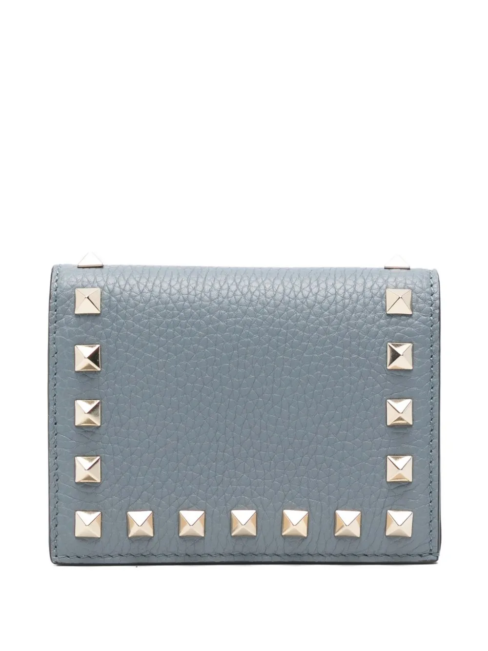 Rockstud Leather Flap Wallet sold by Wanan Luxury