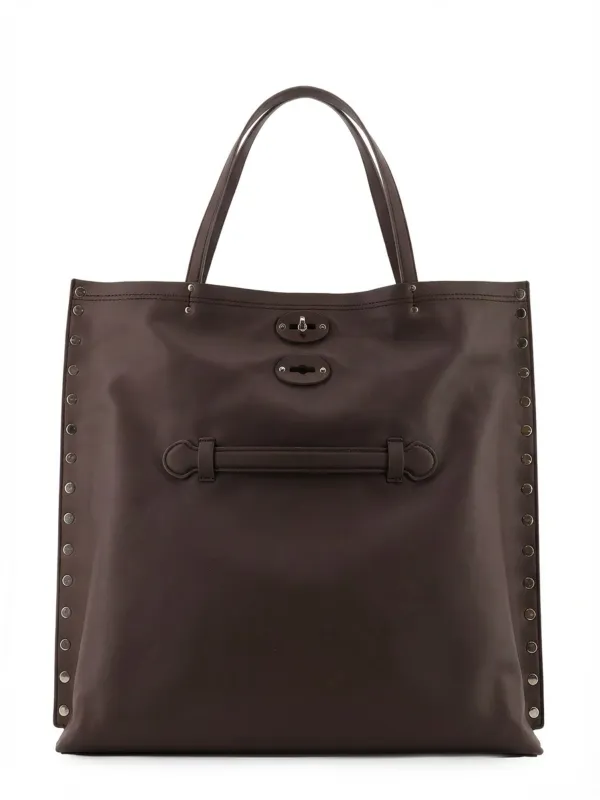 A Spasso Leather Shopping Bag made by Wanan Luxury