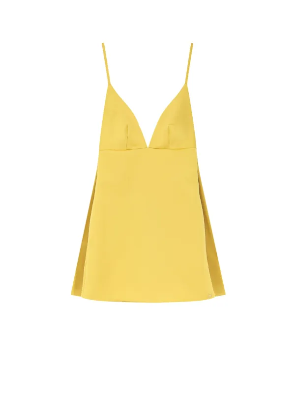Daily Satin Mini Dress made by Wanan Luxury