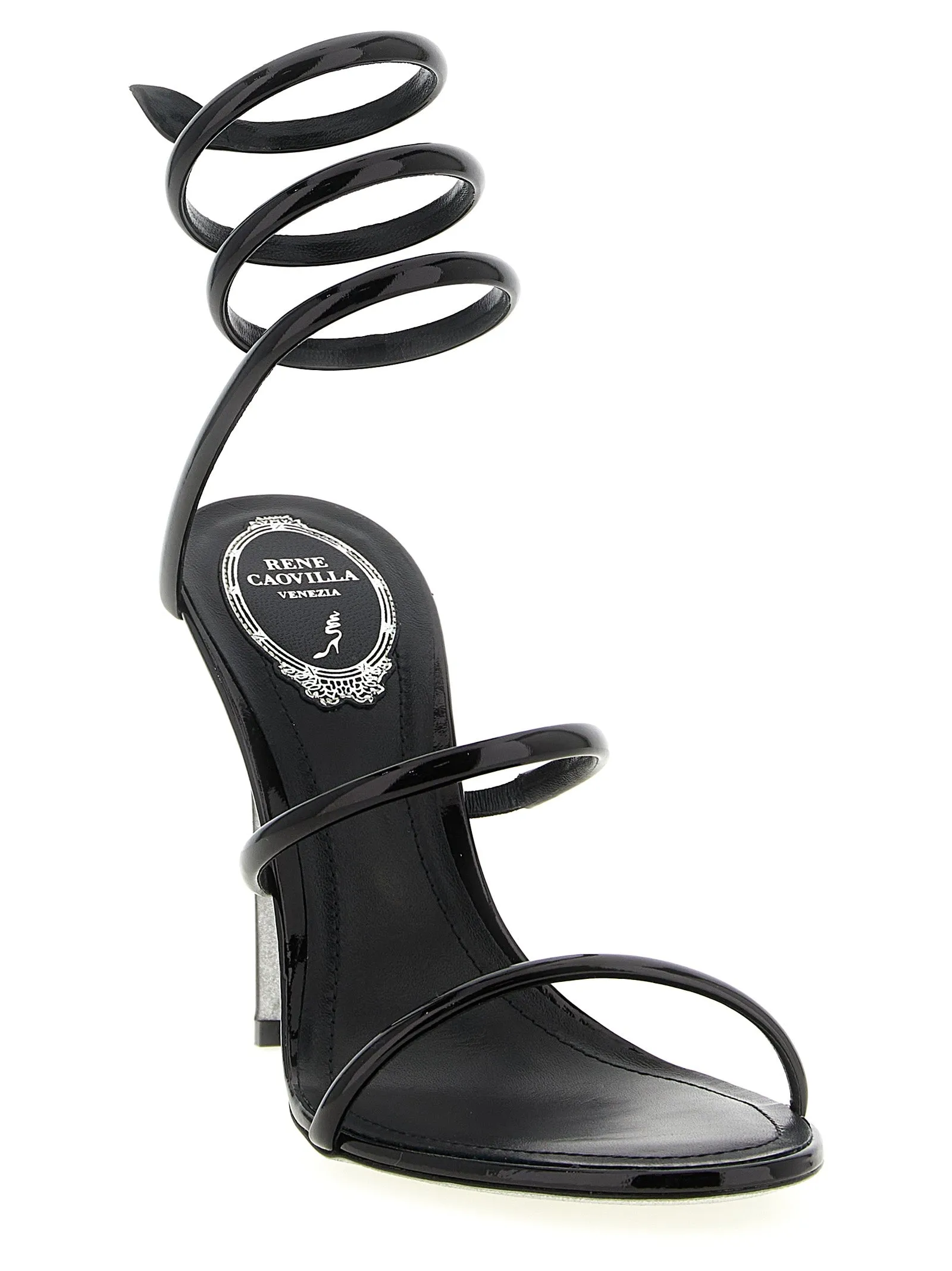 Cleo Metallic Sandals Black sold by Wanan Luxury product image thumbnail 2