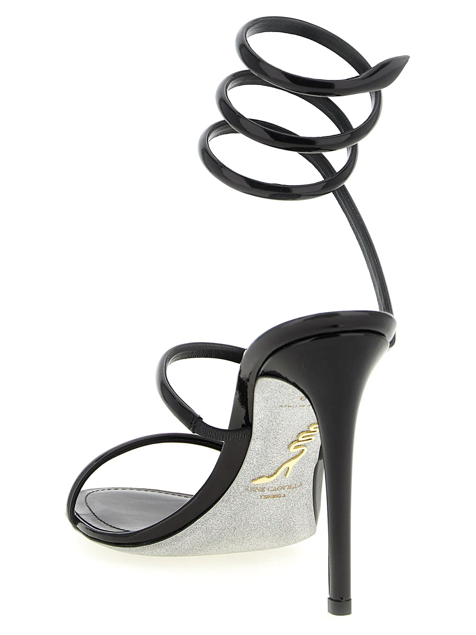 Cleo Metallic Sandals Black sold by Wanan Luxury product image thumbnail 3