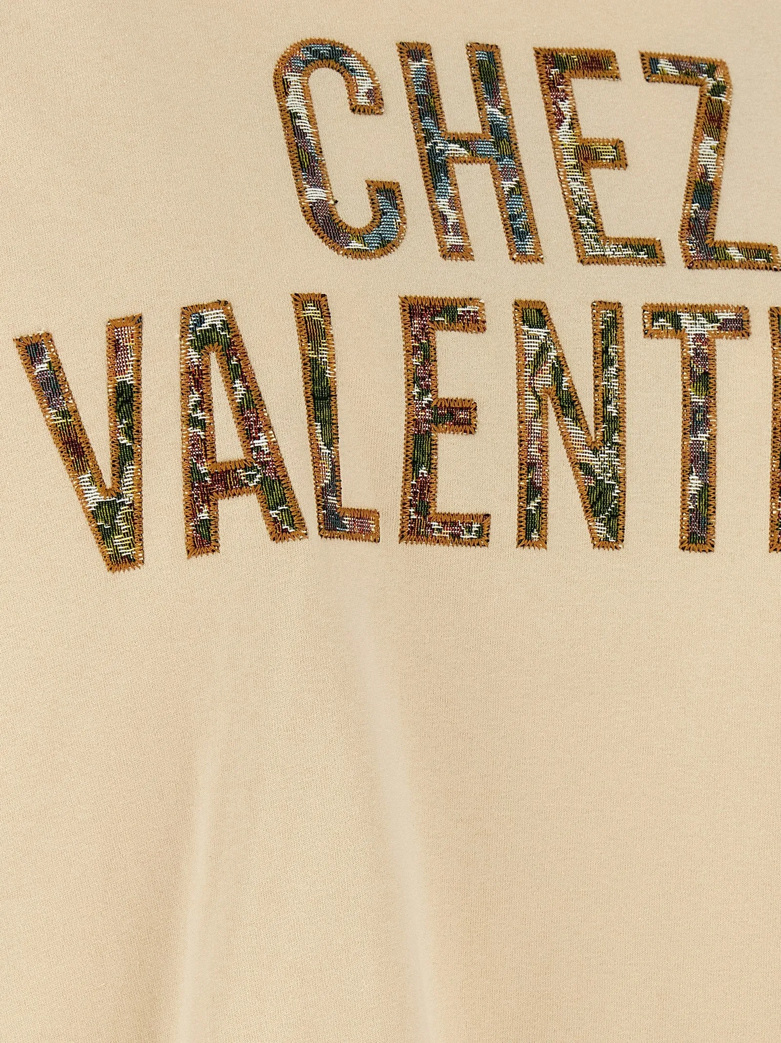 Chez Valentino T-Shirt Beige sold by Wanan Luxury product image thumbnail 4