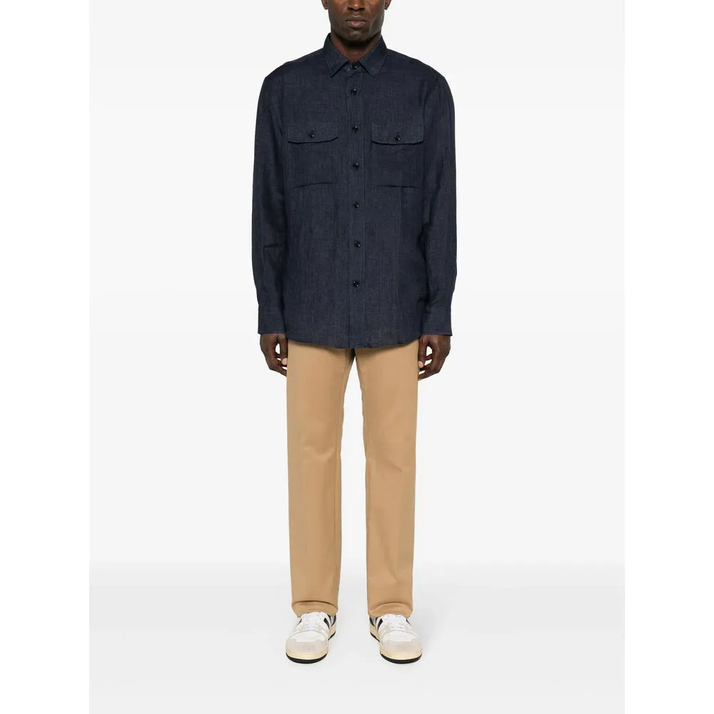 Shirts Blue sold by Wanan Luxury product image thumbnail 4