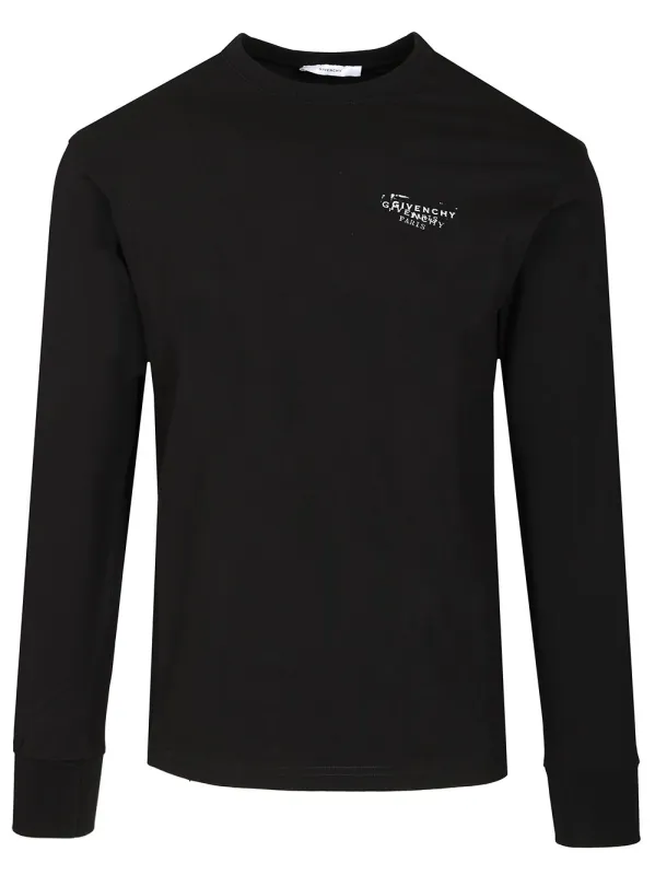 Regular Long-Sleeved T-Shirt Black made by Givenchy