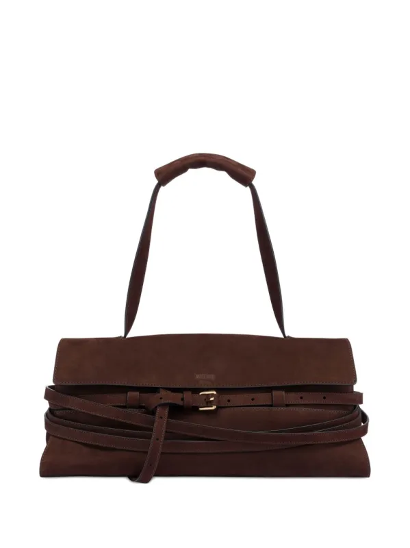 Tie Me Leather Handbag sold by Wanan Luxury