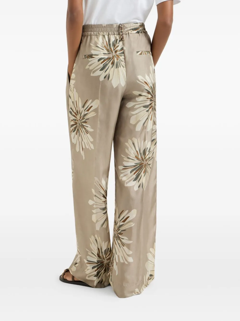 Printed Silk Trousers sold by Wanan Luxury product image thumbnail 2