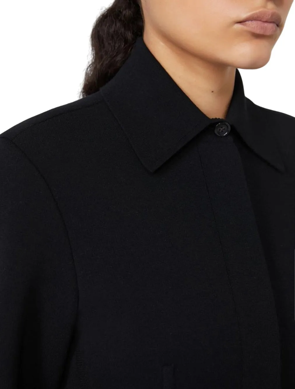 Viscose Knit Shirt - Runway - Black sold by Wanan Luxury product image thumbnail 4
