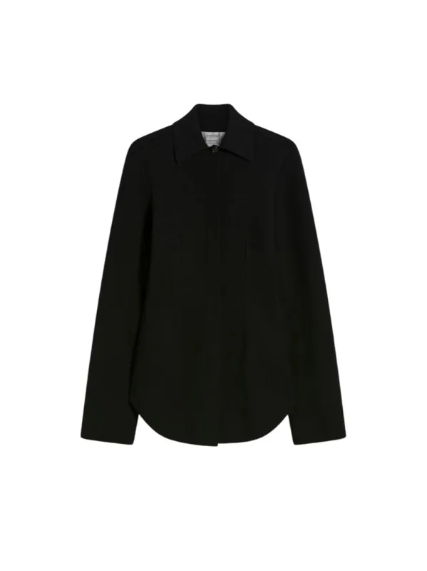 Viscose Knit Shirt - Runway - Black made by Sportmax