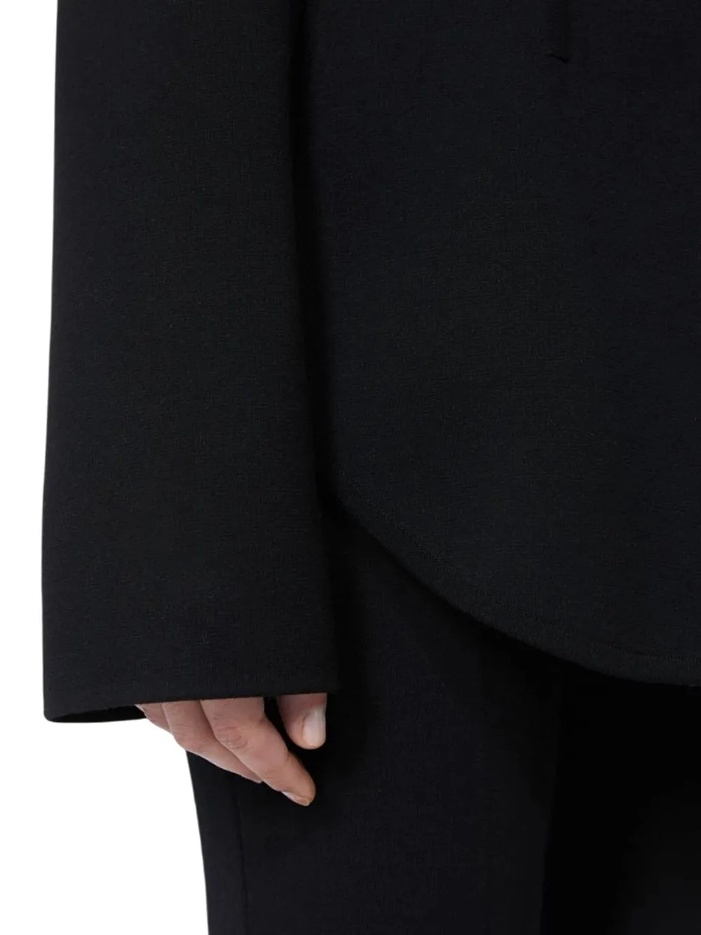 Viscose Knit Shirt - Runway - Black sold by Wanan Luxury product image thumbnail 5