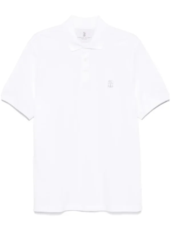 Cotton PiquÉ Polo Shirt With Logo sold by Wanan Luxury