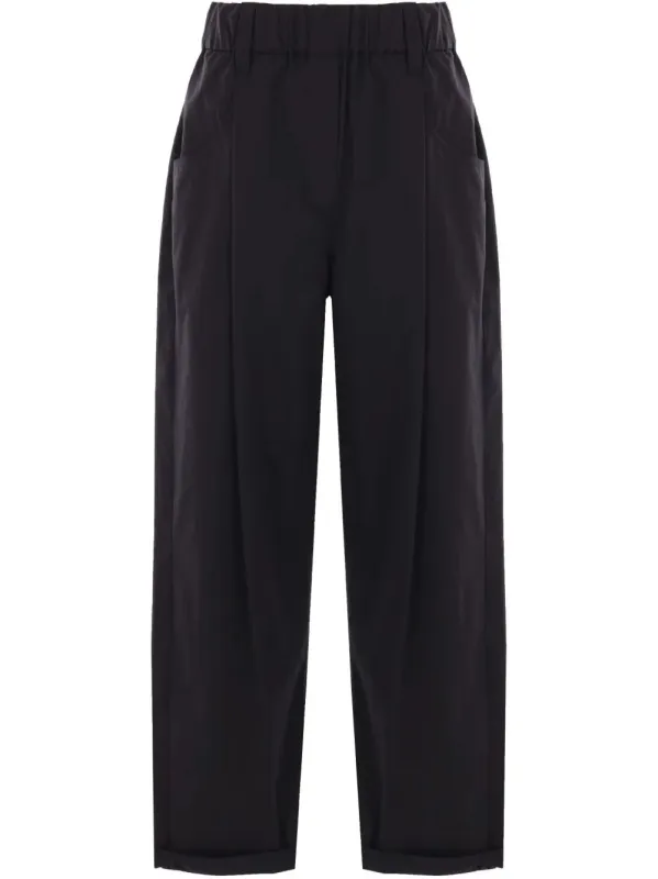 Lightweight Poplin Five-Pocket Track Trousers With Monili sold by Wanan Luxury