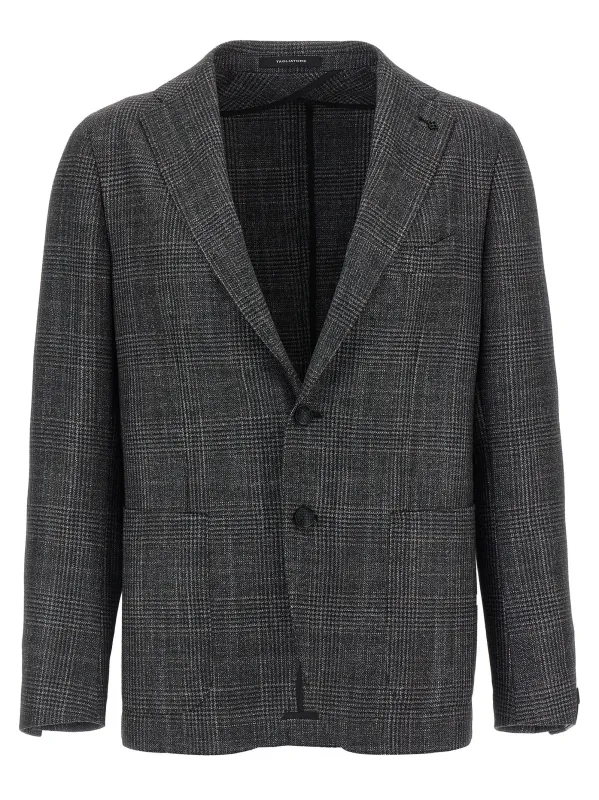 Check Patterned Blazer Gray sold by Wanan Luxury