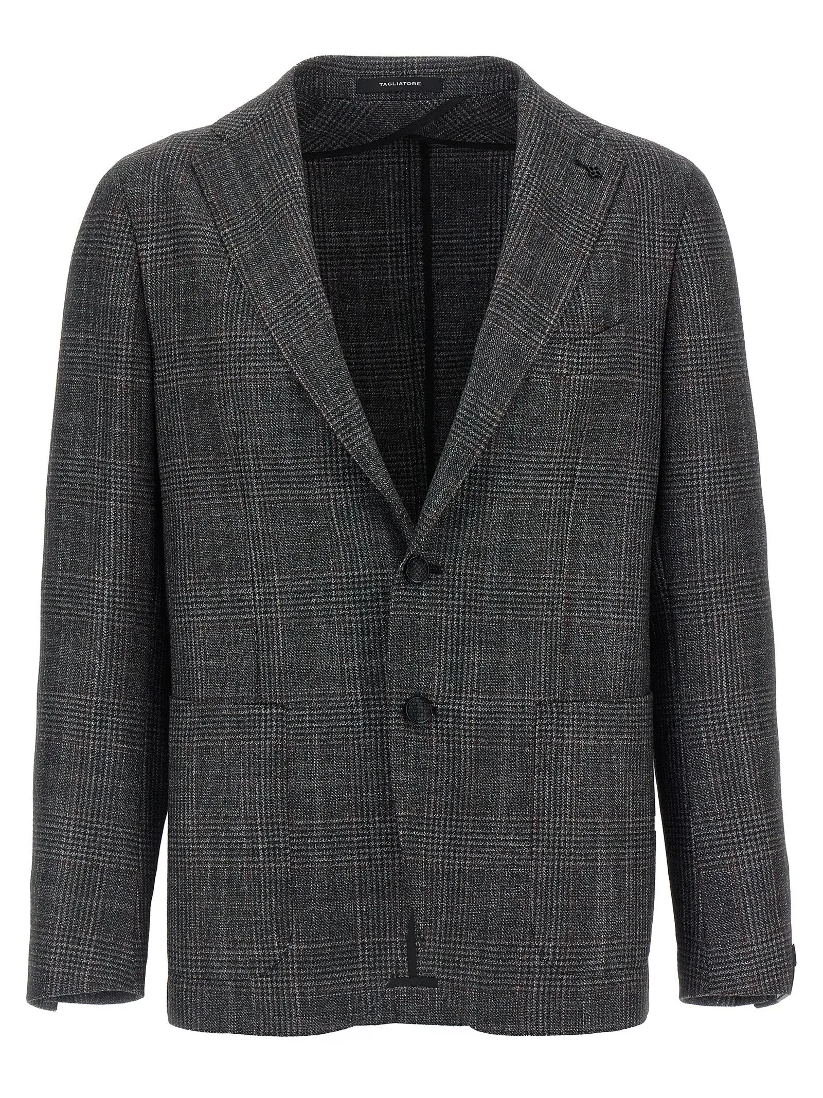 Check Patterned Blazer Gray sold by Wanan Luxury