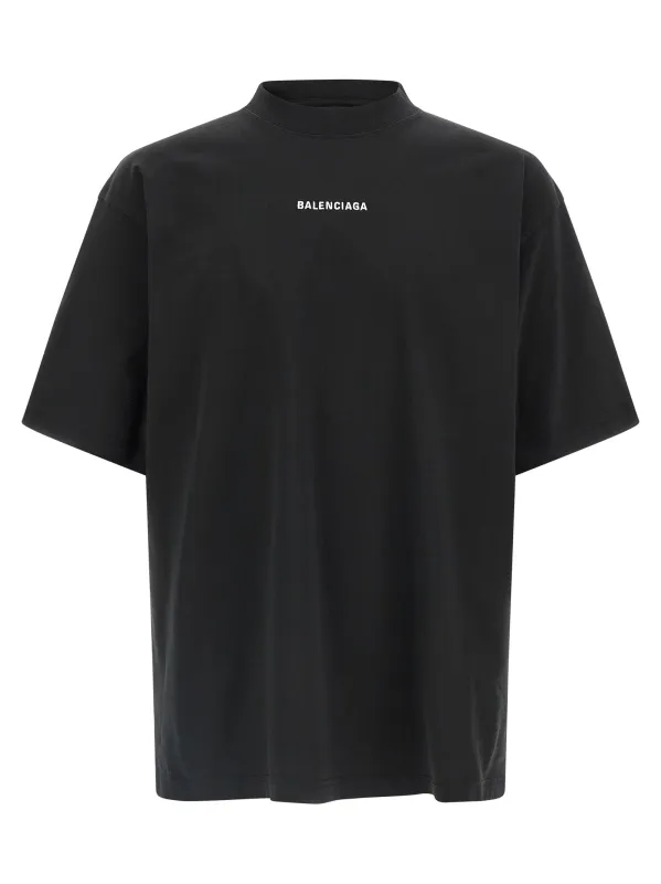 New Balenciaga Back T-Shirt White/Black sold by Wanan Luxury