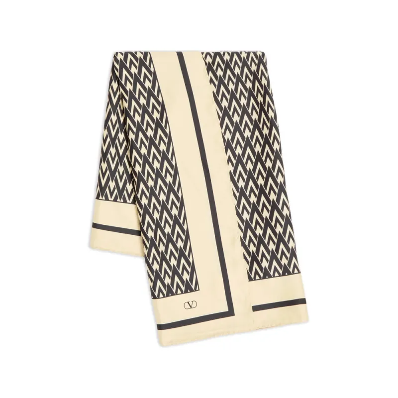 Scarves Neutral, Black sold by Wanan Luxury