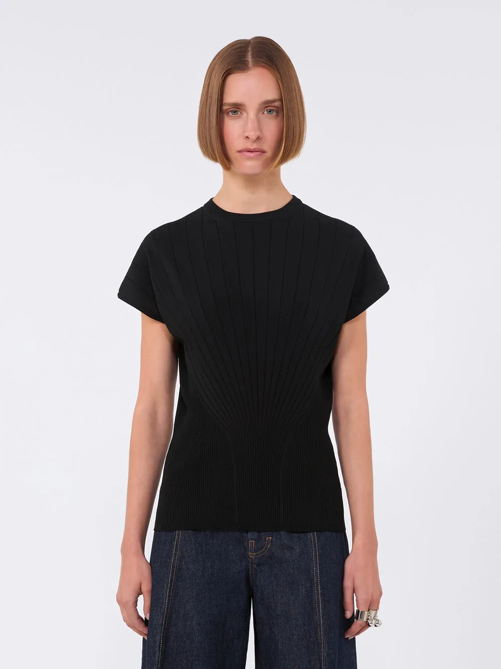 Ribbed Viscose Sweater sold by Wanan Luxury product image thumbnail 2