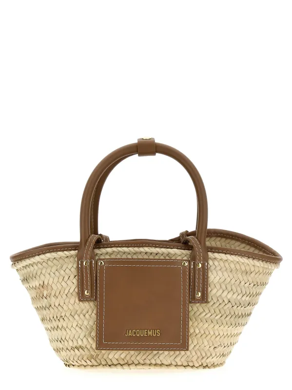 Le Petit Panier Soli Tote Bag Brown made by Jacquemus