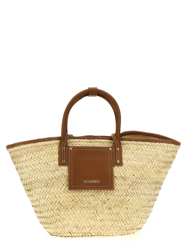 Le Panier Soli Tote Bag Brown made by Jacquemus