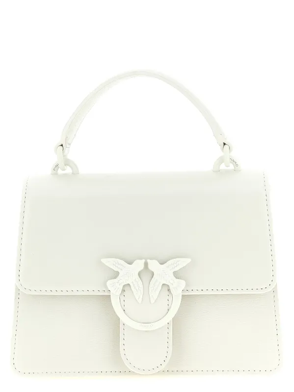 Mini Love One Light Hand Bags White made by Pinko
