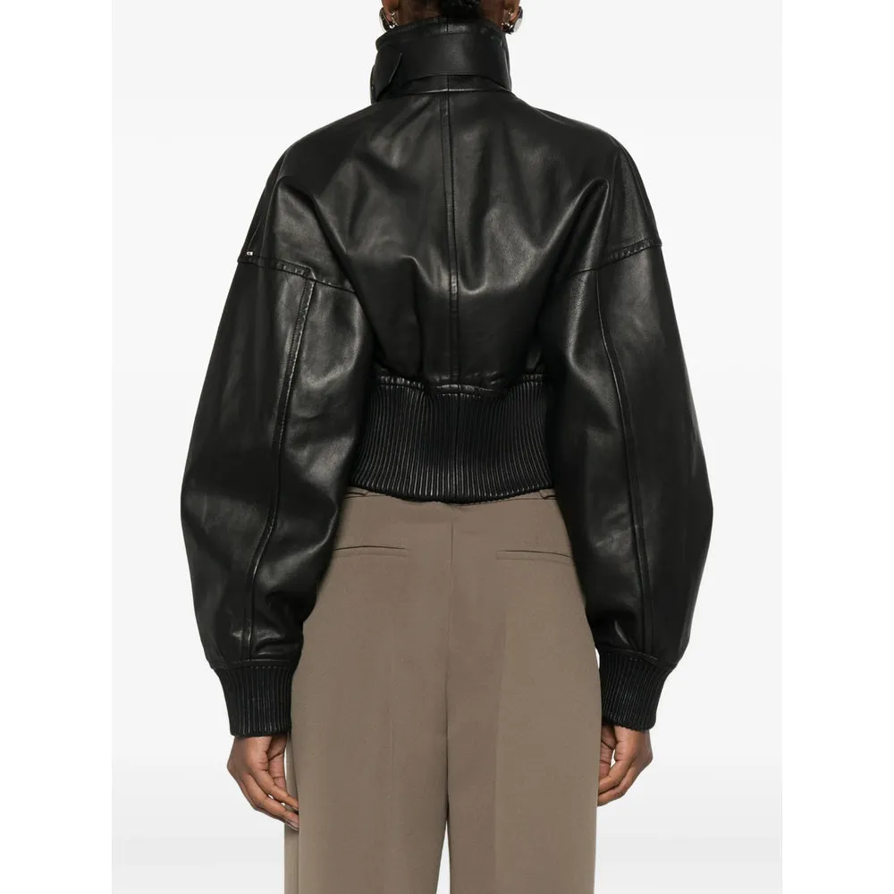 Leather Outerwears Black sold by Wanan Luxury product image thumbnail 4