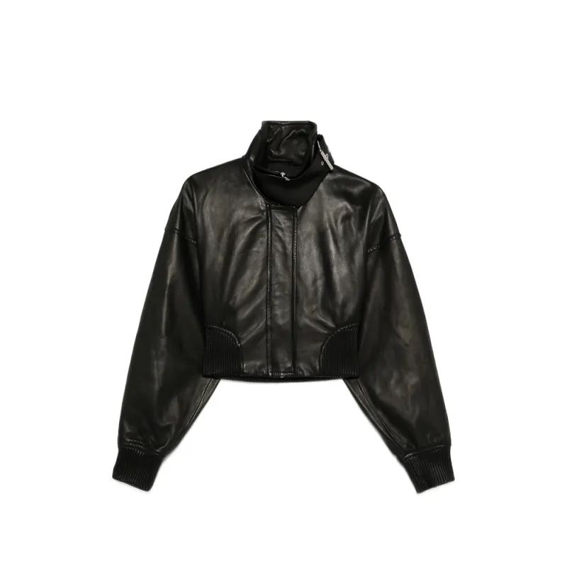 Leather Outerwears Black made by Sportmax