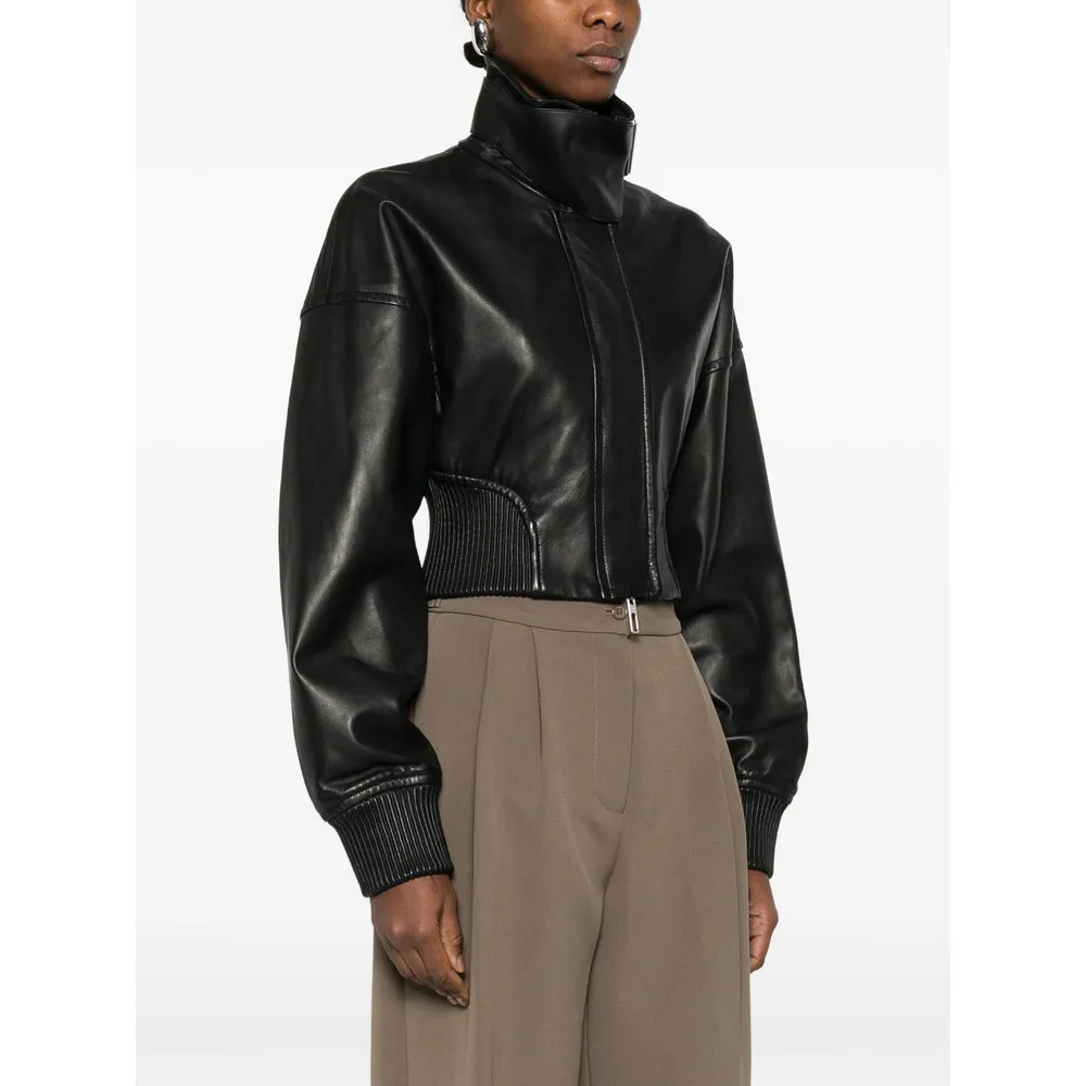 Leather Outerwears Black sold by Wanan Luxury product image thumbnail 2