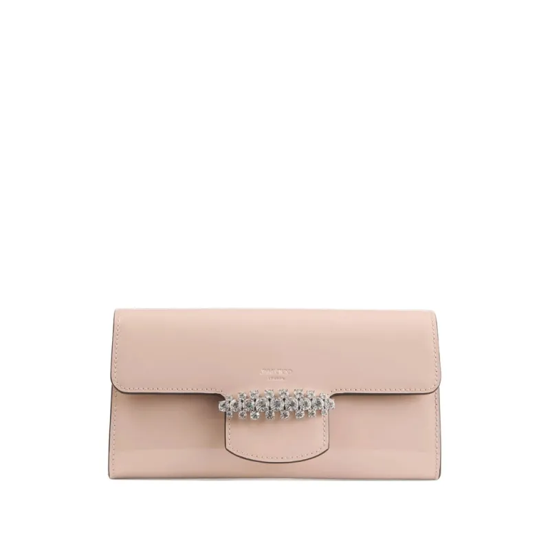 Wallets Pink/Silver made by Jimmy Choo